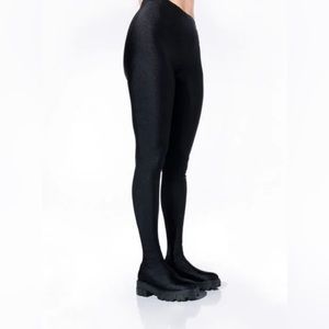 Azalea Wang star stretch pant platform boot